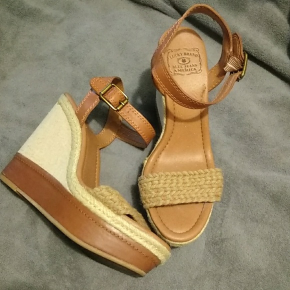 Lucky Brand Shoes - Lucky Brand.  Shoes wedges. Used size 8.5